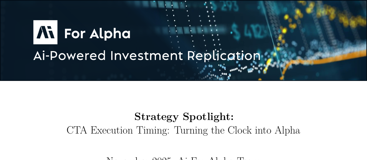 CTA Execution Timing: Turning the Clock into Alpha