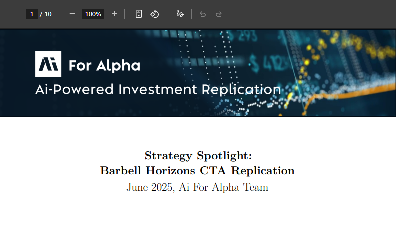 Barbell Horizons CTA Replication