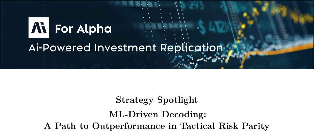 ML Driven Decoding: A Path to Outperformance in Tactical Risk Parity
